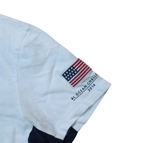 Polo by Ralph Lauren White and Black Graphic Tee - Picture 5 of 6